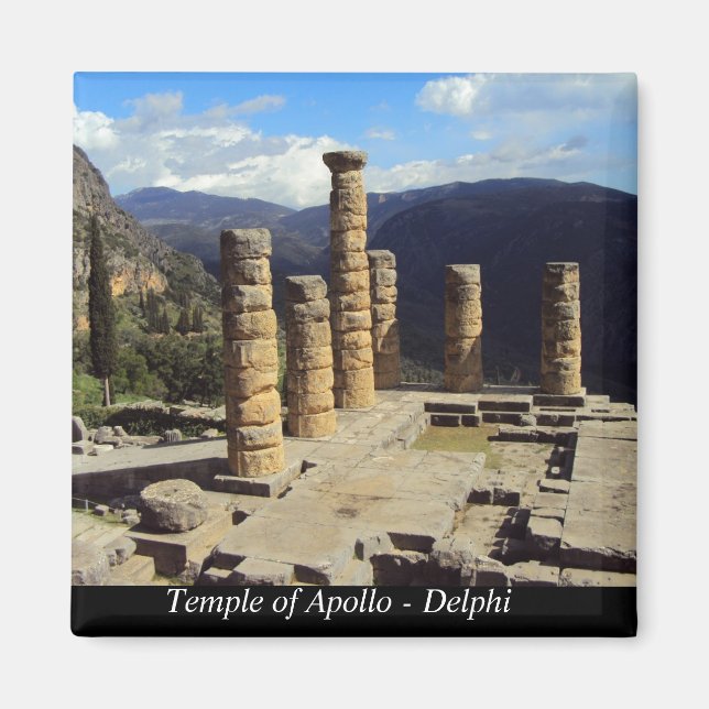 Temple of Apollo – Delphi Magnet (Front)