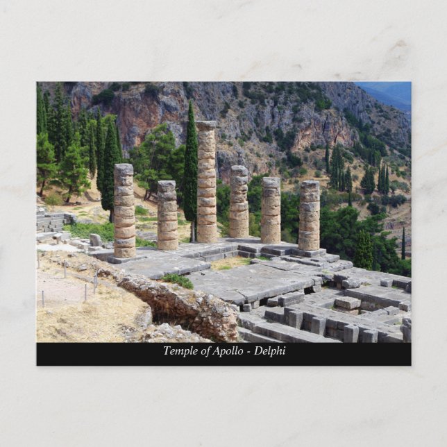Temple of Apollo – Delphi Postcard (Front)