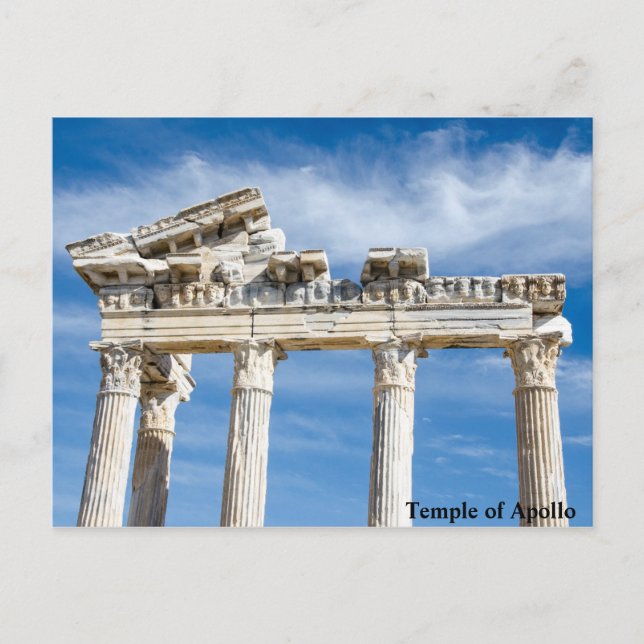 Temple of Apollo Postcard (Front)