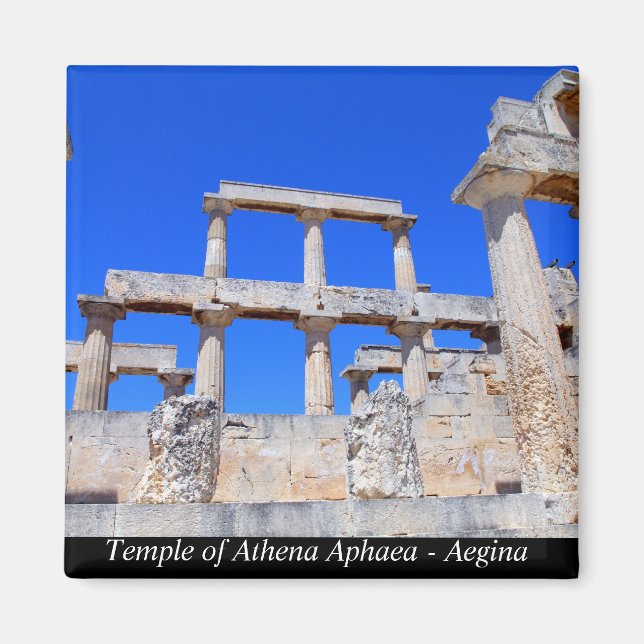 Temple of Athena Aphaea – Aegina Magnet (Front)