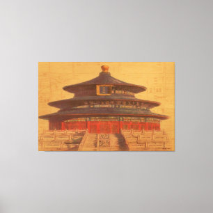 Temple Of Heaven Wrapped Canvas
