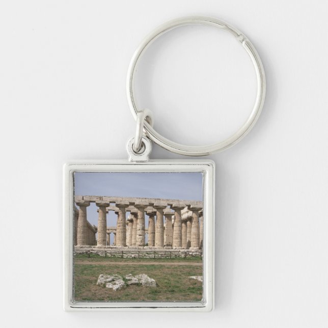 Temple of Hera I Keychain (Front)
