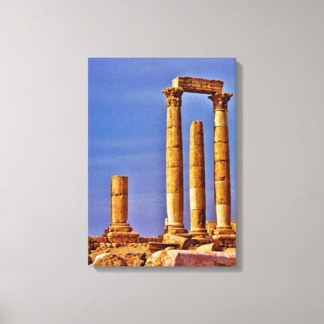 Temple of Hercules Canvas Print (Front)