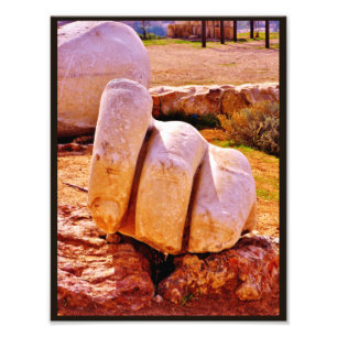 Temple of Hercules Hand Photo Print