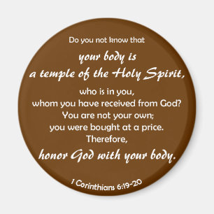 Temple of Holy Spirit Magnet