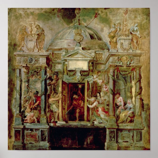 Temple of Janus, 1630s Poster (Front)