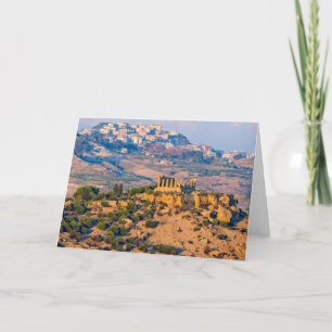 Temple of Juno - Blank Greeting Card