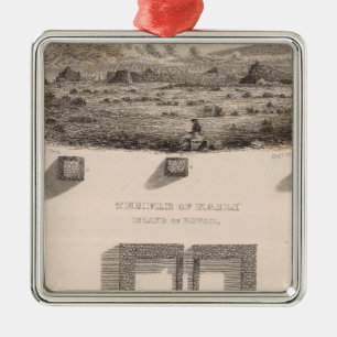 Temple of Kaili, Island of Hawaii, Hawaii Metal Ornament
