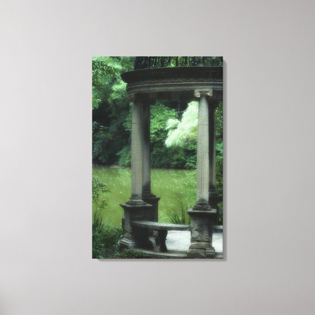 Temple of Love at the Old Westbury Gardens Canvas Print (Front)