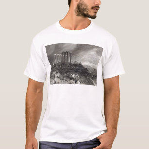 Temple of Minerva Sunium, engraved by J. Saddler T-Shirt
