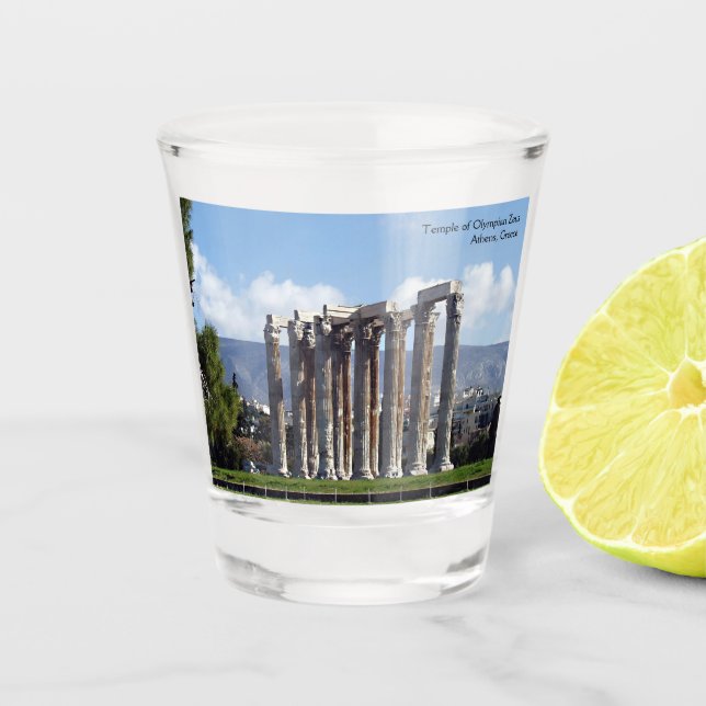 Temple of Olympian Zeus Shot Glass (Front)