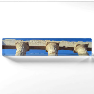 Temple of Poseidon - Sounio Nameplate
