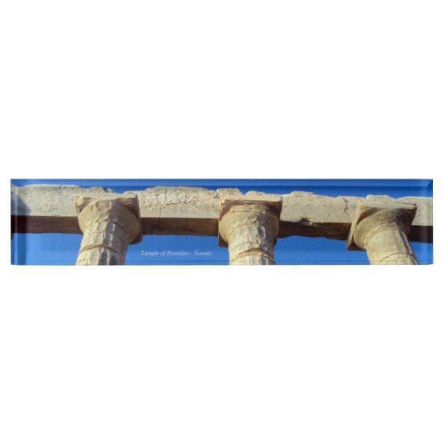 Temple of Poseidon - Sounio Nameplate (Front)