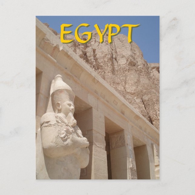 Temple of Queen Hatshepsut Postcard (Front)