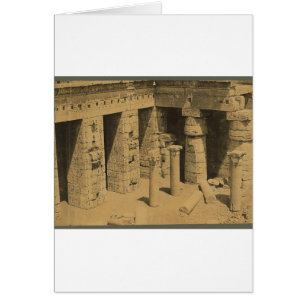 Temple of Ramses III. Egypt circa 1870