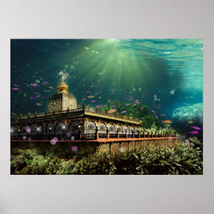 Temple Of The Coral Reef - Poster