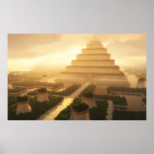 Temple of the Leaf (adjusted) Poster