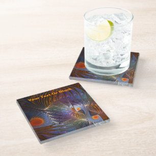 Temple of the Sun Glass Coaster