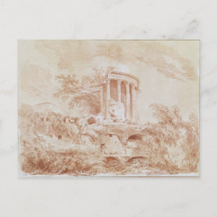 Temple of the Sybil at Tivoli Postcard