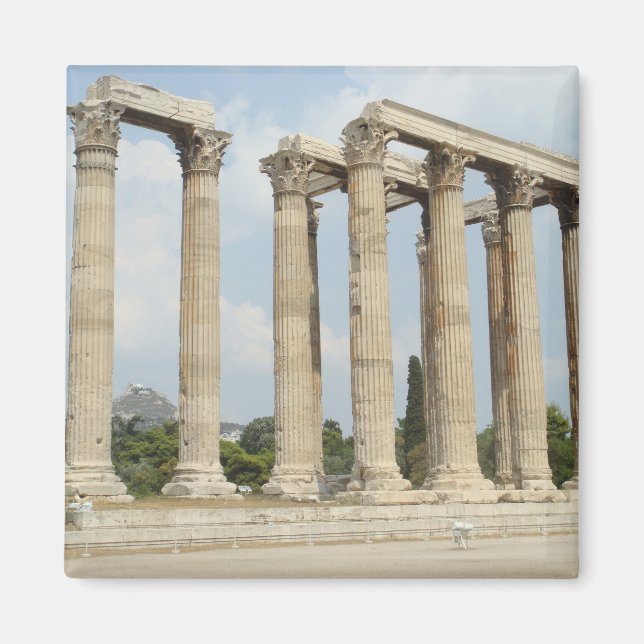 Temple of Zeus Magnet (Front)