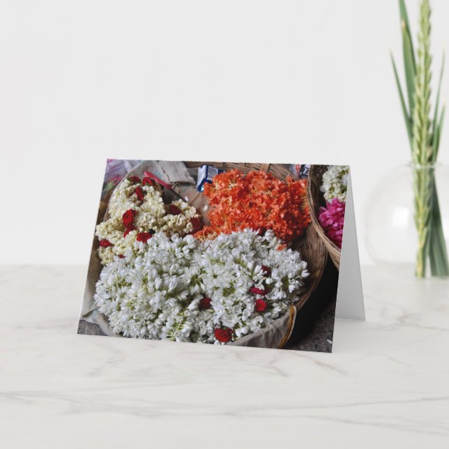 Temple Offering, Southern India Card (Front)