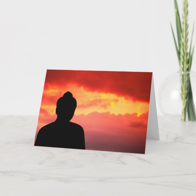 Temple Relic | Buddhist Statue Card (Front)