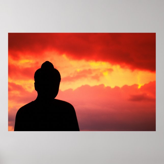 Temple Relic | Buddhist Statue Poster (Front)