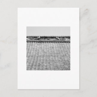 Temple Roof: Kyoto Postcard