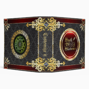 Temple Stone Medieval Witchcraft Book Of Shadows Binder