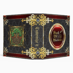 Temple Stone Medieval Witchcraft Book Of Shadows Binder