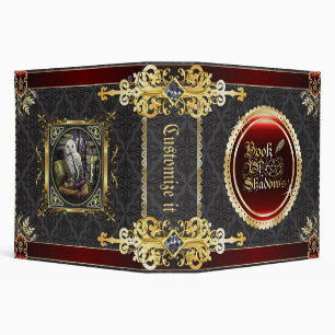 🔮Temple Stone Medieval Witchcraft Book Of Shadows Binder