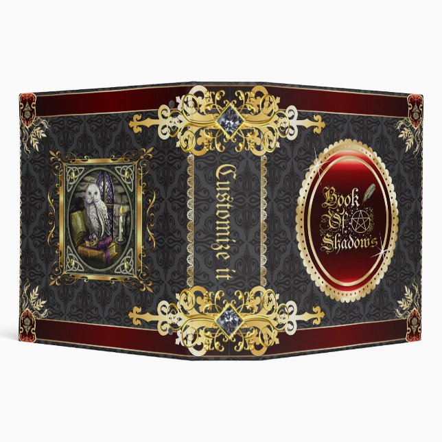 🔮Temple Stone Medieval Witchcraft Book Of Shadows Binder (Background)