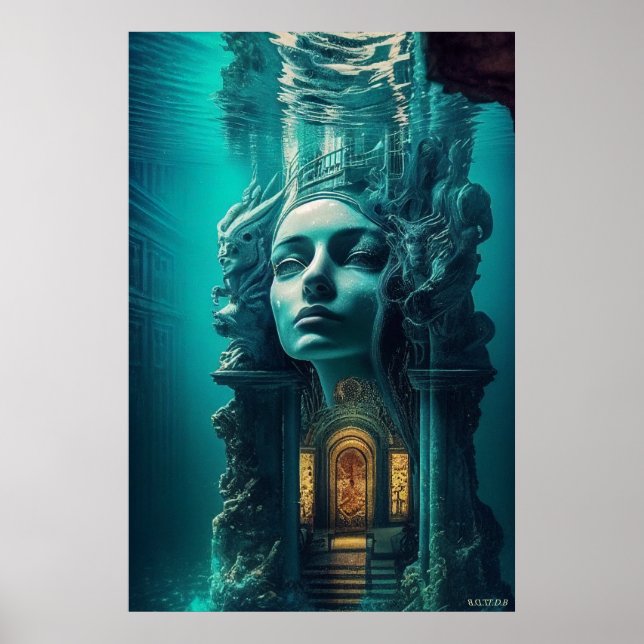 Temple To Aurora - (With Drawing Board Logo) Poster (Front)