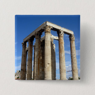 temple zeus 2 inch square button