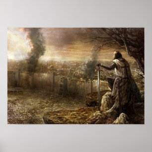 Templer before Jeruzalem Poster