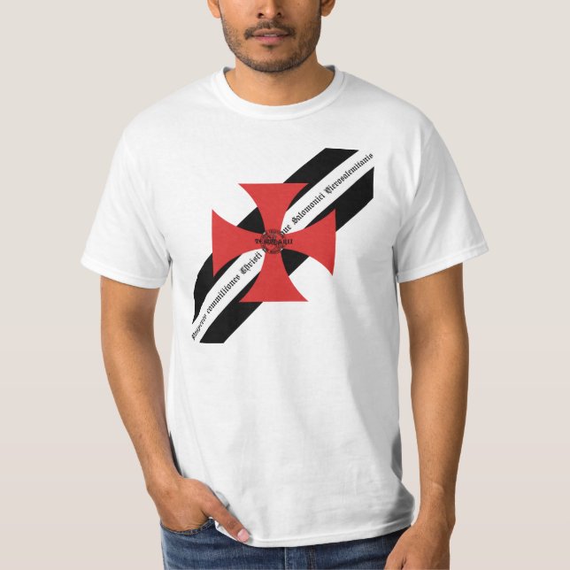 Templer Ego Sum Templarius Shirt Nr. 0215122013 (Front)