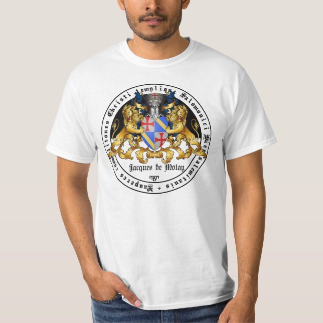 Templer Grand Master Jacques de Molay Shirt (Front)
