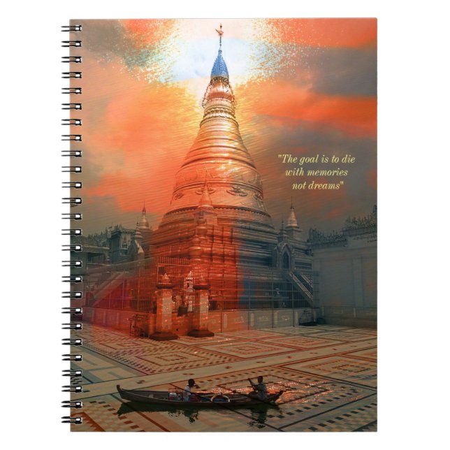 Temples et eau - carnet (Devant)