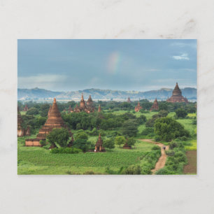 Temples in Bagan, Myanmar Postcard