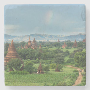 Temples in Bagan, Myanmar Stone Coaster