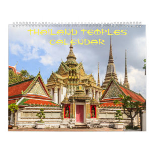 Temples of Thailand calendar