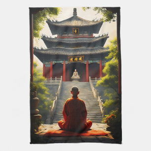 Temple's Quietude Kitchen Towel