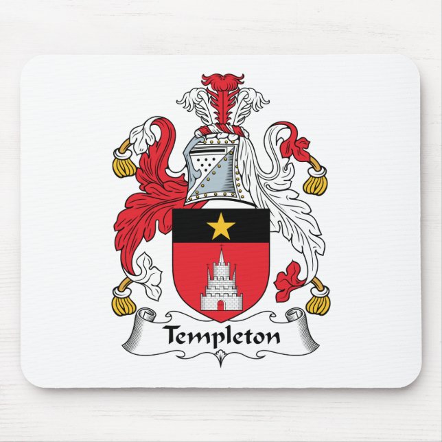 Templeton Family Crest Mouse Pad (Front)