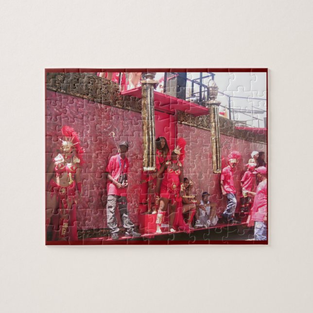 Temps de carnaval dans le puzzle du Trinidad (Horizontal)