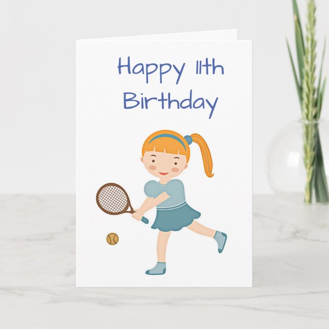 TEMPS DE CÉLÉBRER LA "11ème" carte d'anniversaire (Devant)