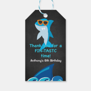 Temps de Fintastic… Étiquettes de cadeau de Mer
