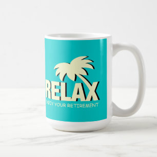 Temps de la tasse de retraite de détendre et