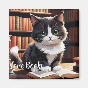 Temps de lecture Magnet de chat