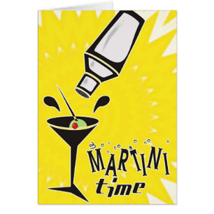 Temps de Martini (carte vierge/personnaliser)