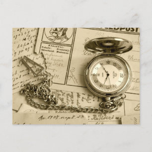 Temps de rester en contact carte postale